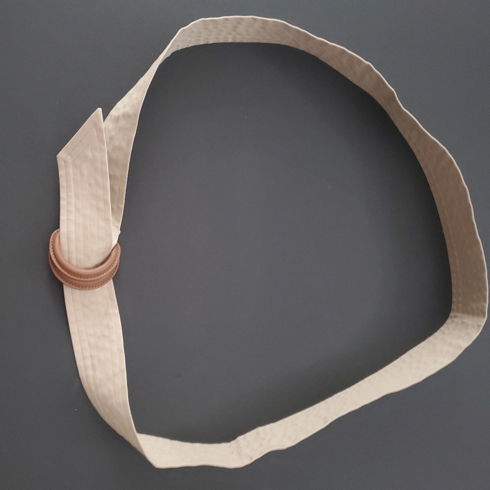 Tan Belt with Brown Accent